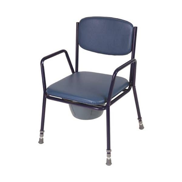 Plastic Bowl with Plastic Lid and Metal Handle for Bedside Commode (NOV-COM71137, SHH-DAYCOM521A)