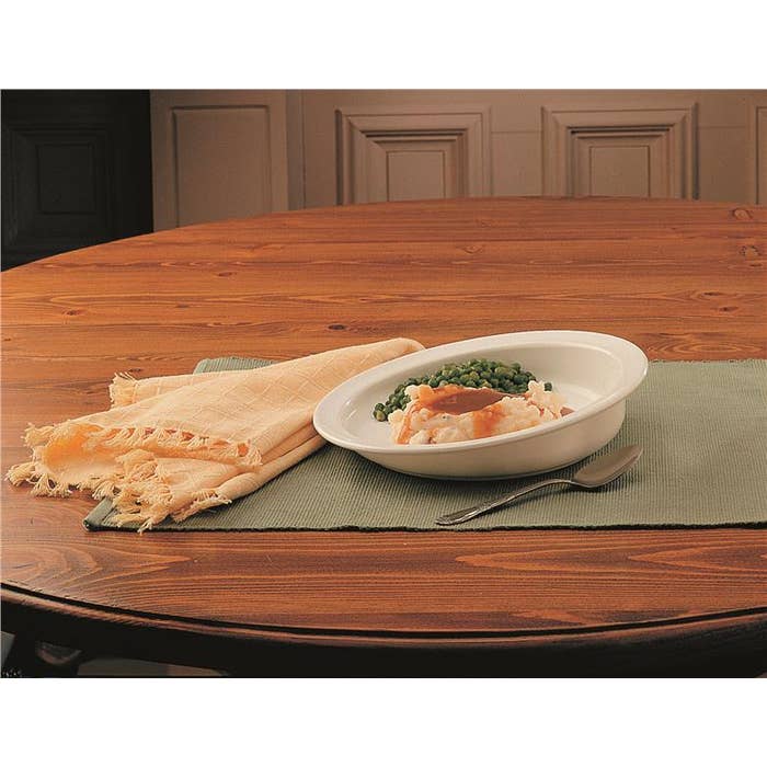 Hi-Lo Scoop Plate | Scooped Dish with Wall