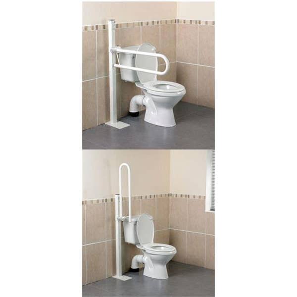 Homecraft Devon Floor Mounted Folding Rail