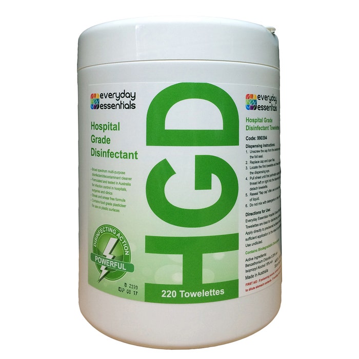 HGD Hospital Grade Disinfectant Wipes | Sanitation
