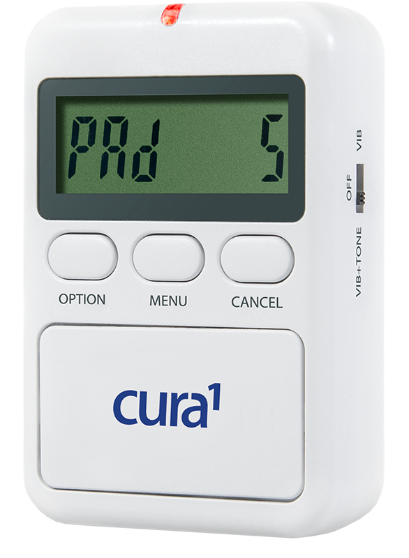 Cura1 ActiveCare LCD Pager | Wireless Pager for Caregivers