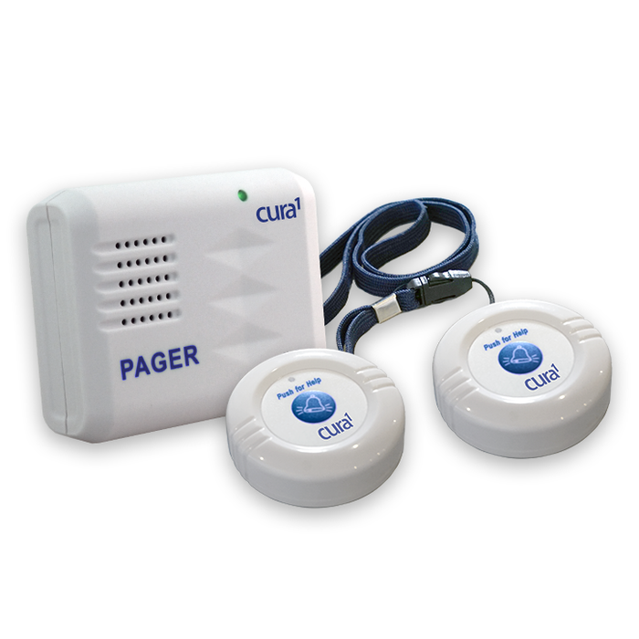 Cura1 Wireless Call Buttons with Caregiver Pager | Safety