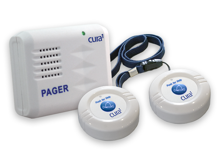 Cura1 Wireless Call Buttons with Caregiver Pager | Safety