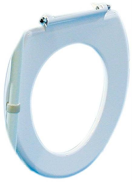 Toilet Seat for Folding Over Toilet Aid