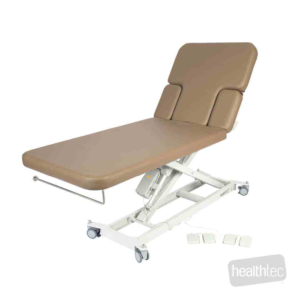 Healthtec LynX Cardiology Table (MM) – Dual Backrest Cutouts – All Electric, 710mm