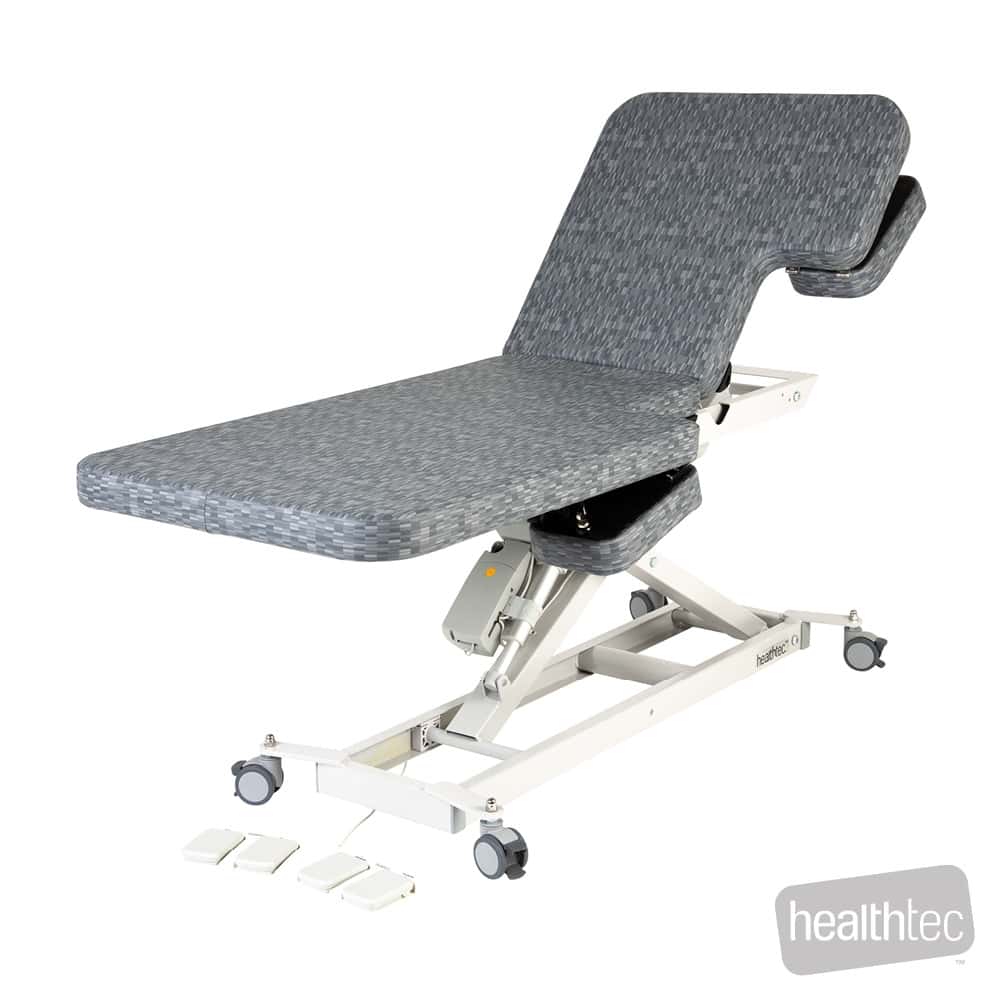 Healthtec LynX Cardiology Table (M) – Backrest & Body Cutouts – All Electric, 710mm