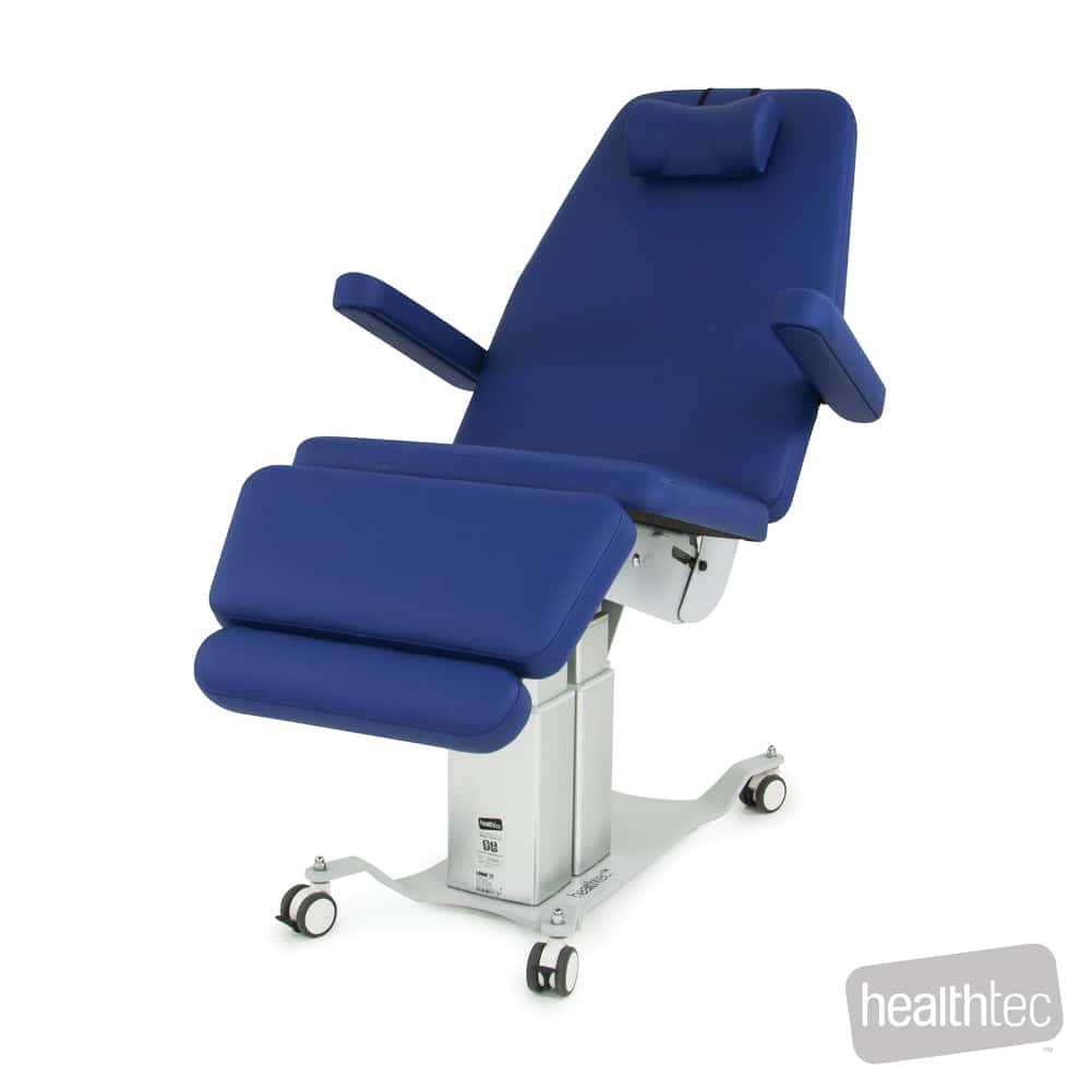 Healthtec EVO Bariatric Procedure Chair w/ Neck Bolster & Memory – All Electric, 660mm