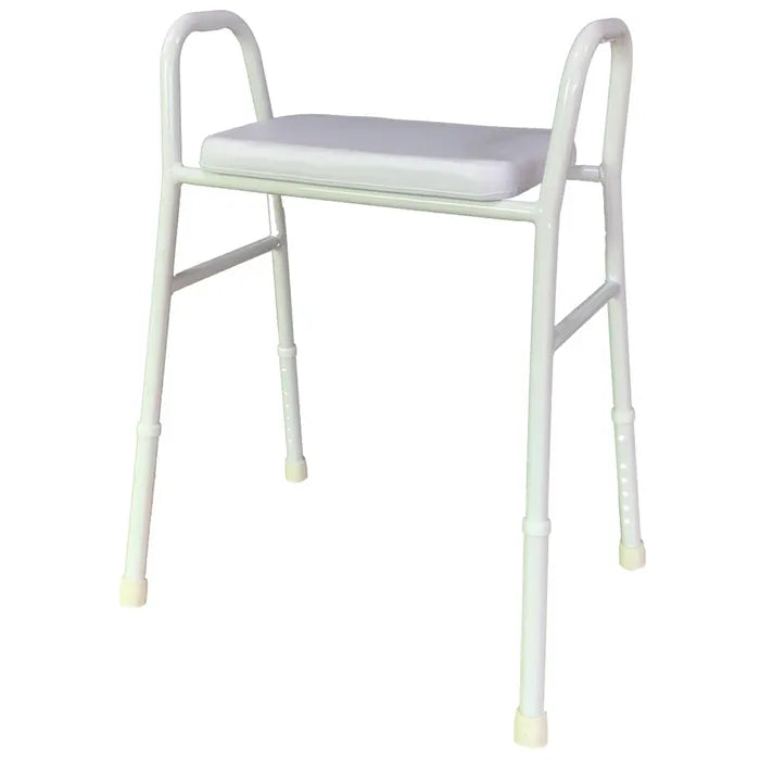 Homecraft Aluminium Shower Stool with Moulded Plastic Seat, 4/ctn