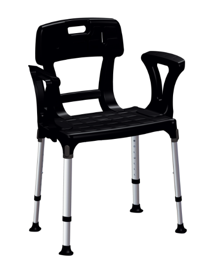 King Shower Seat with Back & Armrests