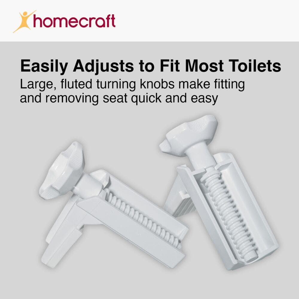 Homecraft Savanah Raised Toilet Seat with Lid