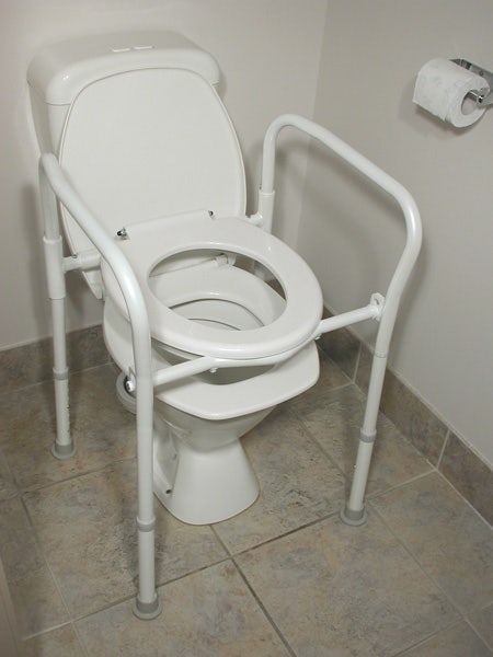 Homecraft Aluminium Over Toilet Frame with Seat|Bath Safety