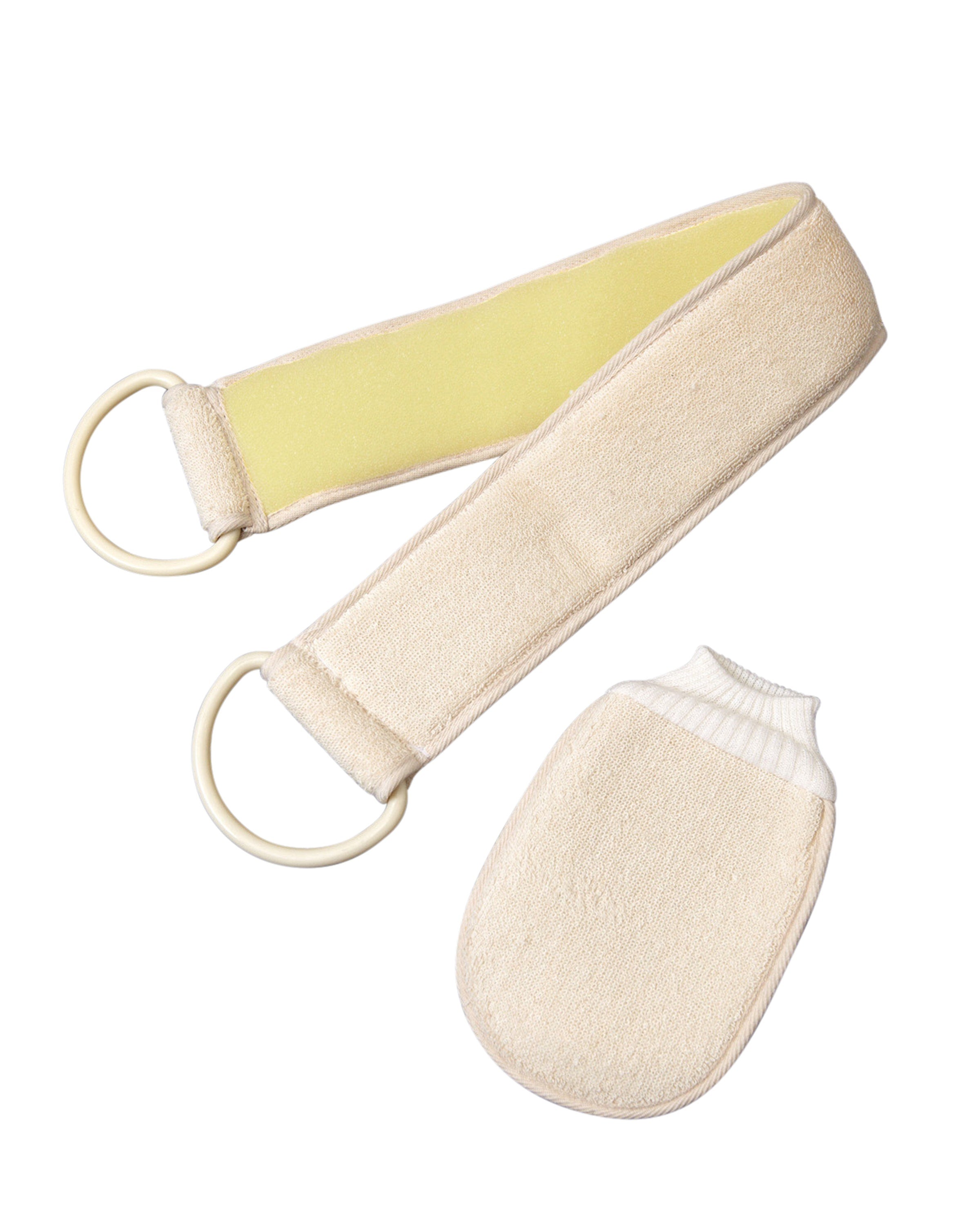 Homecraft Flannel Strap and Wash Mitt | Back Scrubber