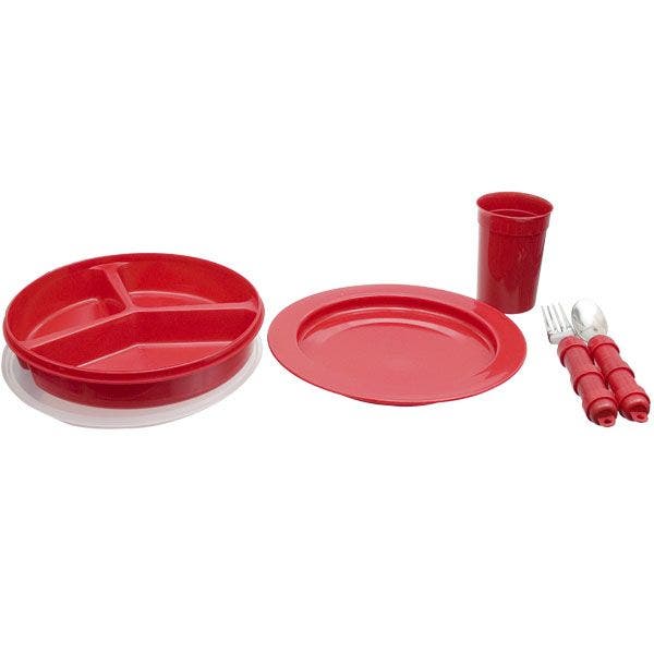 Maddak Redware Tableware | High Contrast Tableware