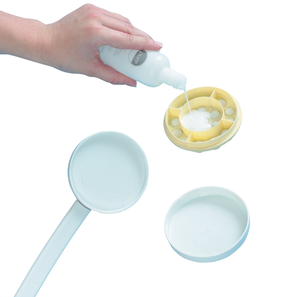 Dual Function Lotion and Cream Applicator | Bathing Aid