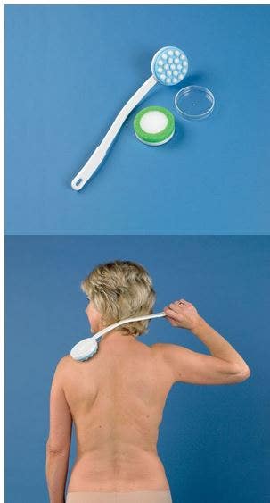 Dual Function Lotion and Cream Applicator | Bathing Aid