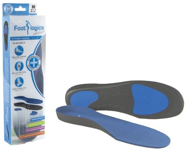 Footlogics Orthotic Insoles, Comfort | Full-Foot Comfort