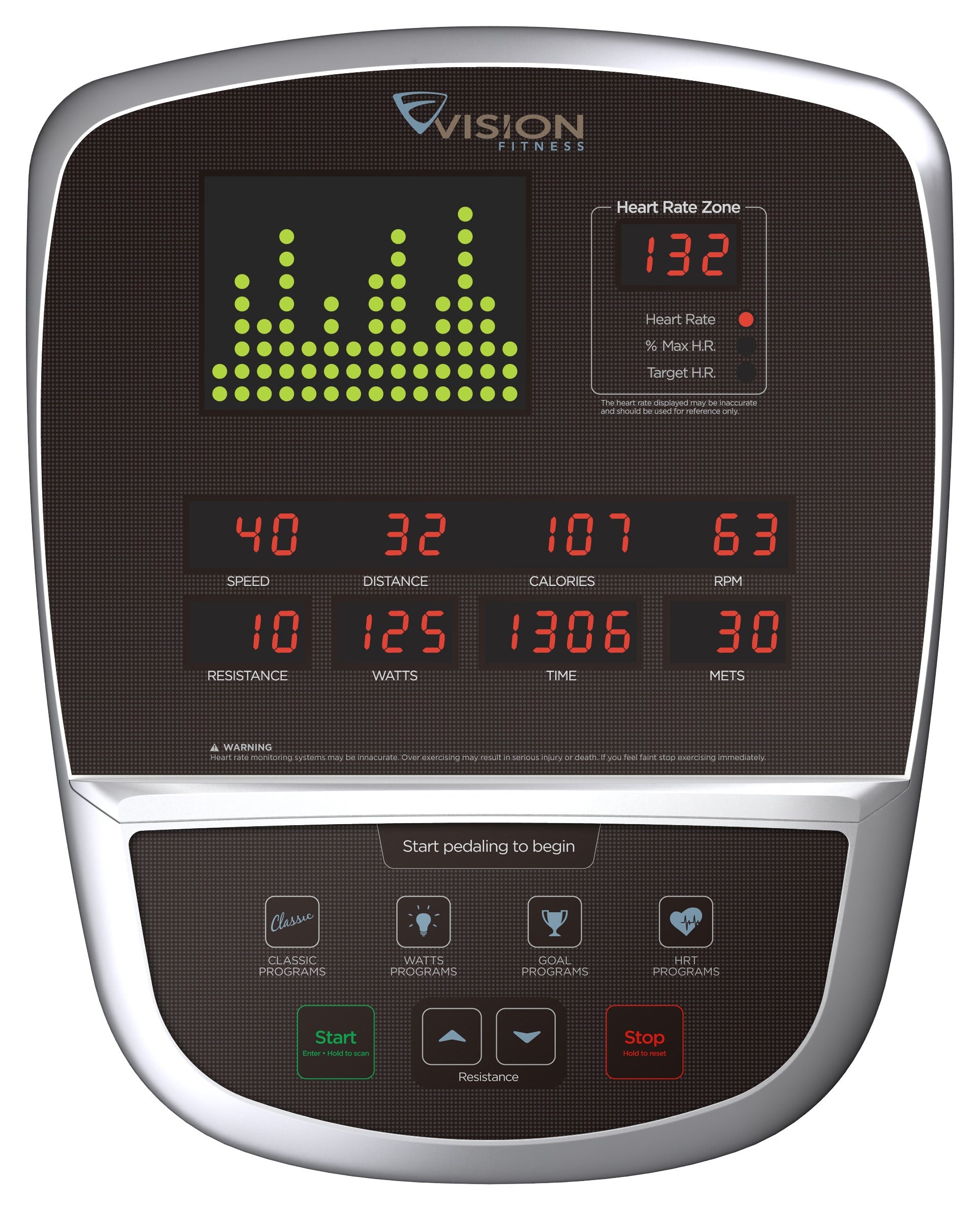 Vision U60 Upright Bike | Exercise & Fitness