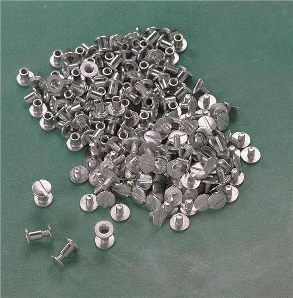 Aluminium Screw Rivets, 6.4mm Shaft length, 50/set
