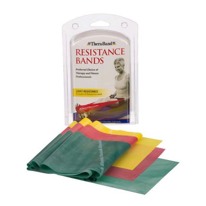 THERABAND Resistance Exercise Band, Beginner Home Pack