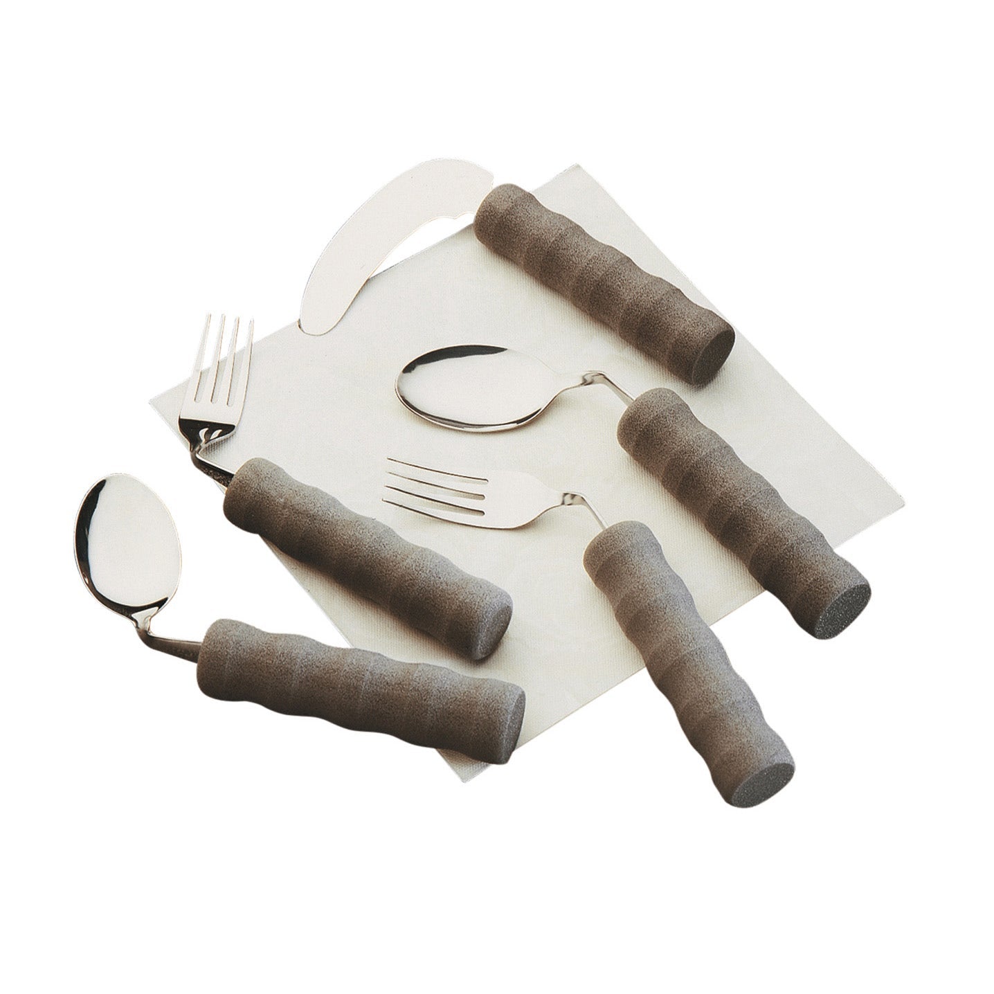 Homecraft Lightweight Foam Handled Cutlery - Angled|Dining