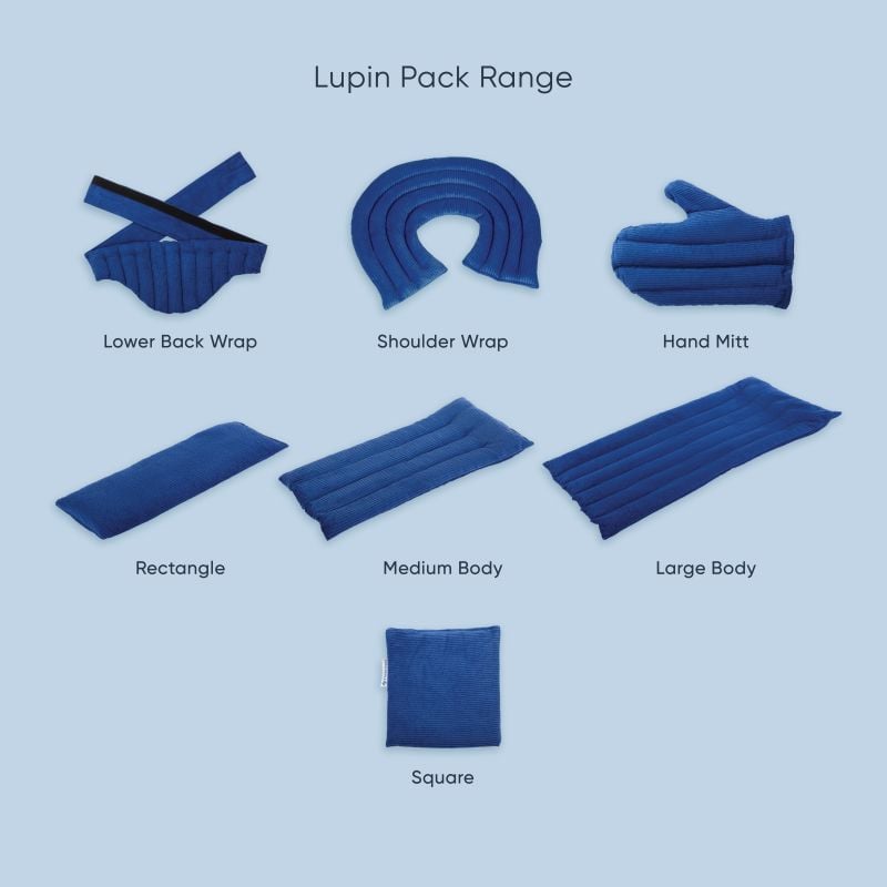 Natural Lupin Heat Pack - Rectangle