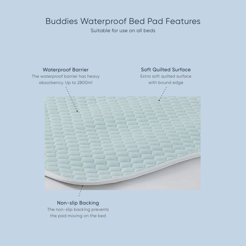 Buddies Waterproof Bed Pads