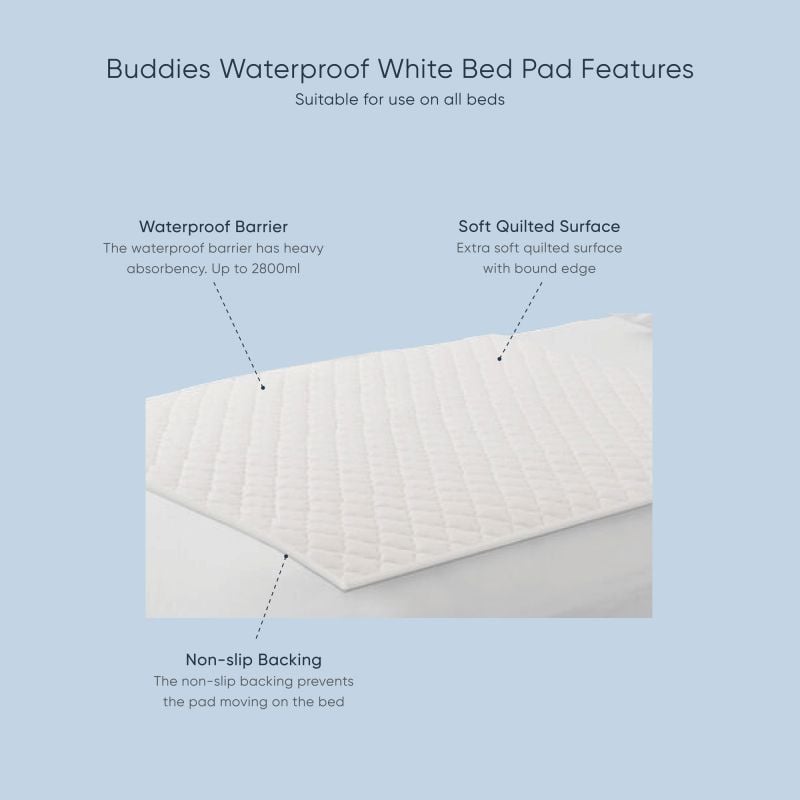 Buddies Waterproof Bed Pads