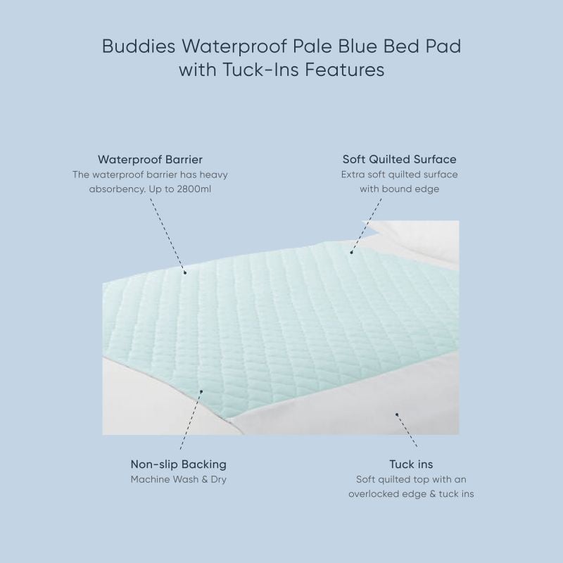 Buddies Waterproof Bed Pads