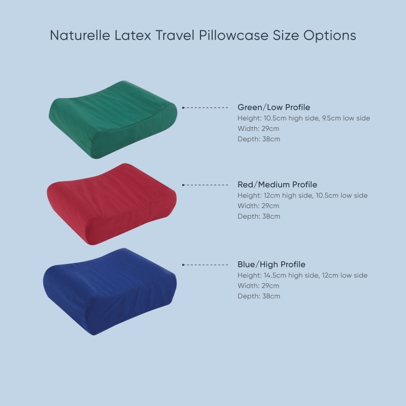 Naturelle Latex Travel Pillowcase