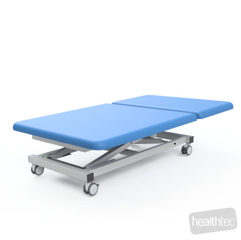 Healthtec HT Ultimate Bobath Table (1210 wide) - Two Section w/Electric Backrest -30° to +80° & Castors 200KG SWL
