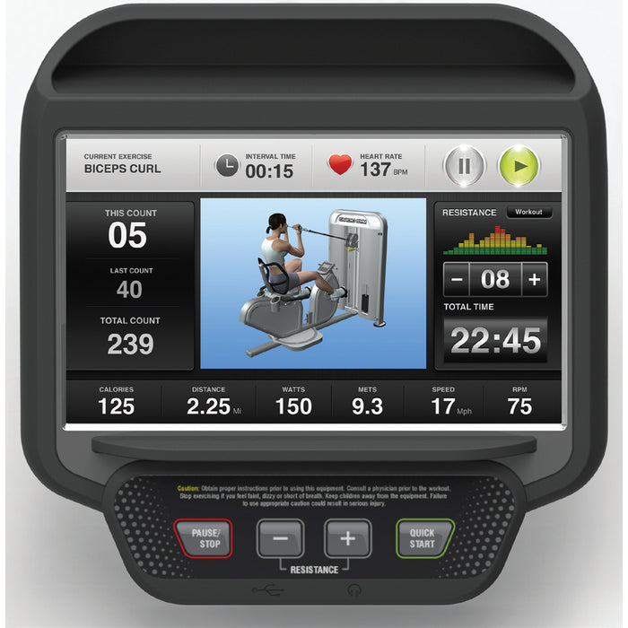 Dual Pulley Recumbent Bike