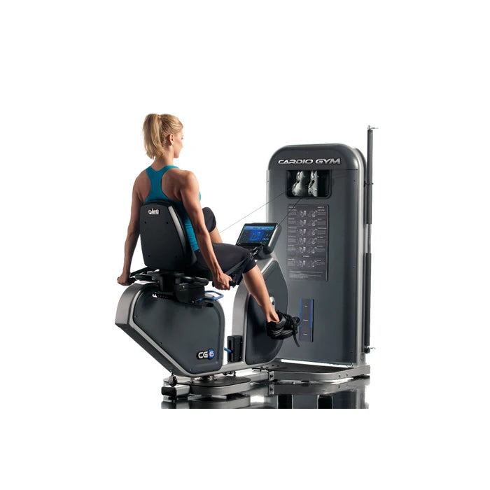 Dual Pulley Recumbent Bike