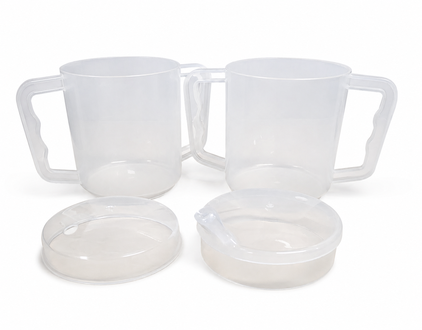 Homecraft Two-Handled Mugs & Lids | Adaptive Mugs & Lids
