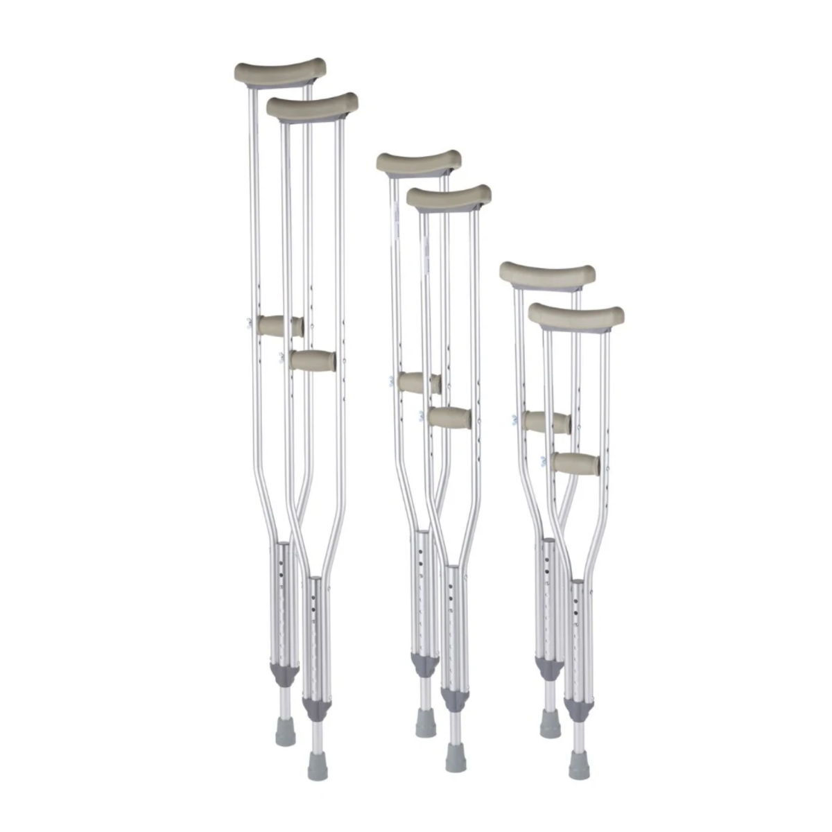 Days Aluminium Underarm Crutches | Active Recovery