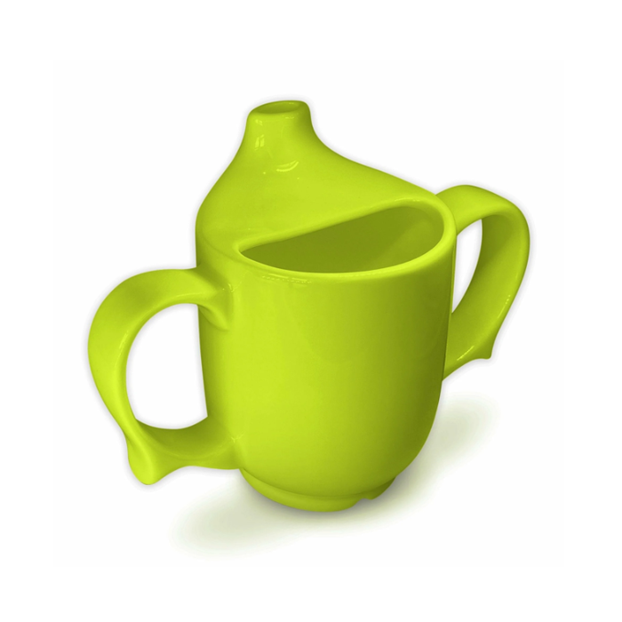Dignity by Wade Two Handled Feeding Cup, 250ml, Green
