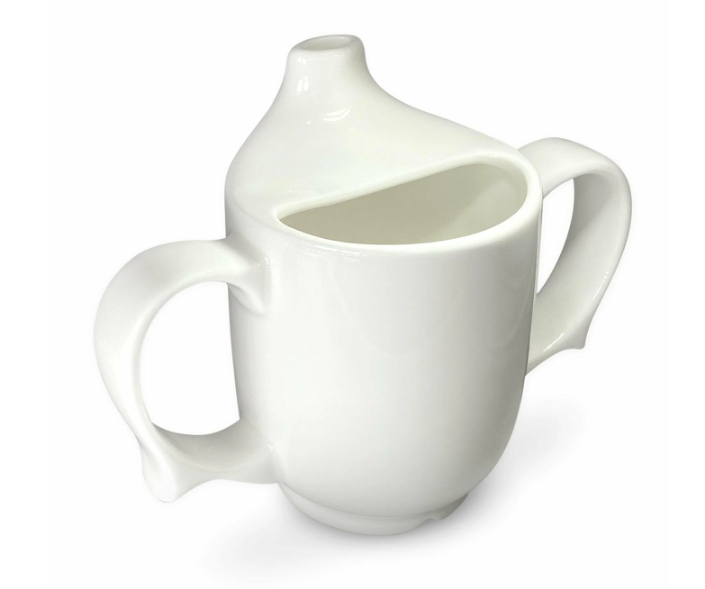 Dignity by Wade Two Handled Feeding Cup, 250ml, White