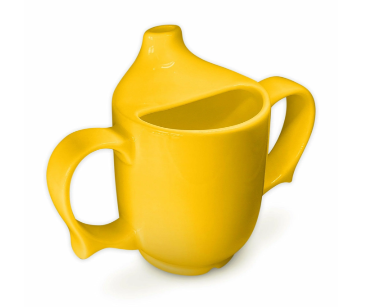 Dignity by Wade Two Handled Feeding Cup, 250ml, Yellow