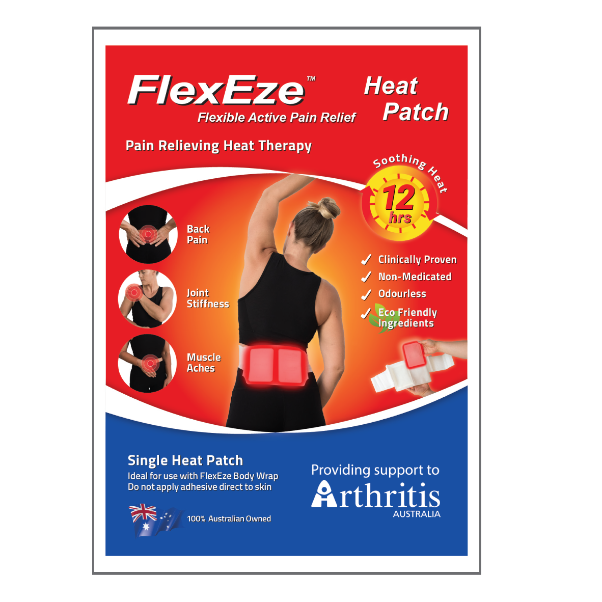 FlexEze Patches | Pain Relief & Heat Therapy