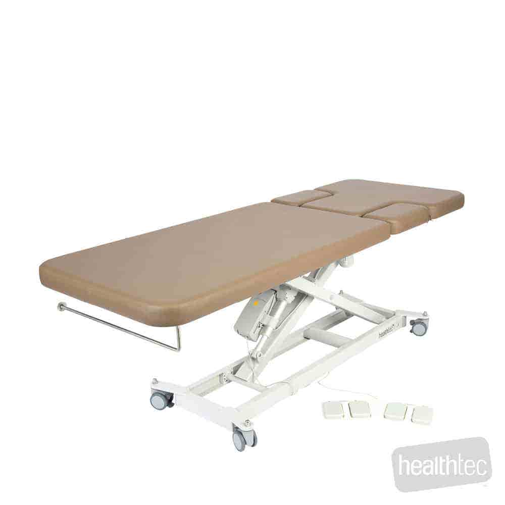 Healthtec LynX Cardiology Table (MM) – Dual Backrest Cutouts – All Electric, 710mm