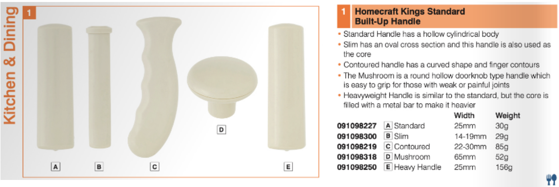 Homecraft Kings Standard Built-Up Handle