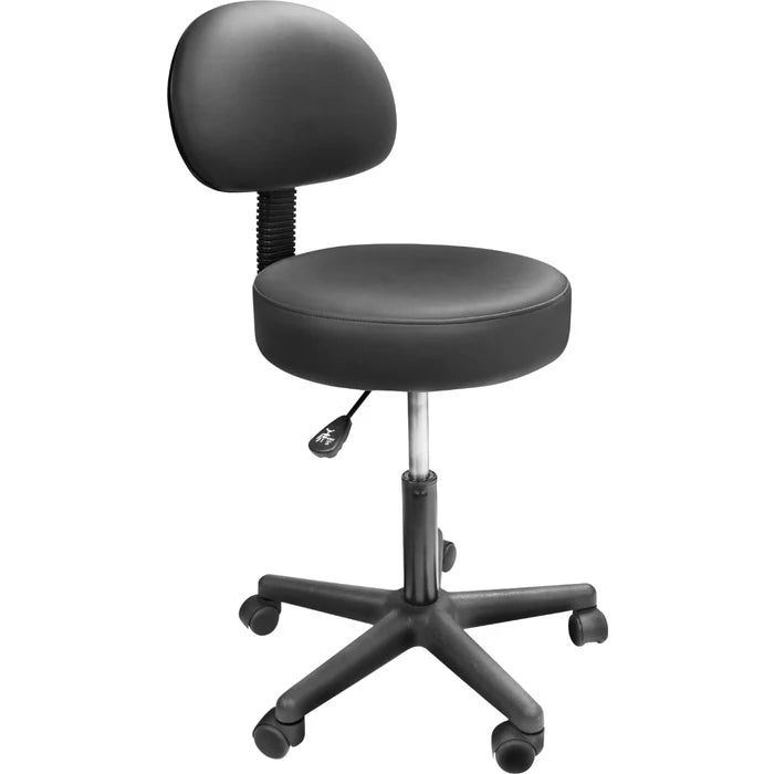 Solutions Rolling Stool w/Back