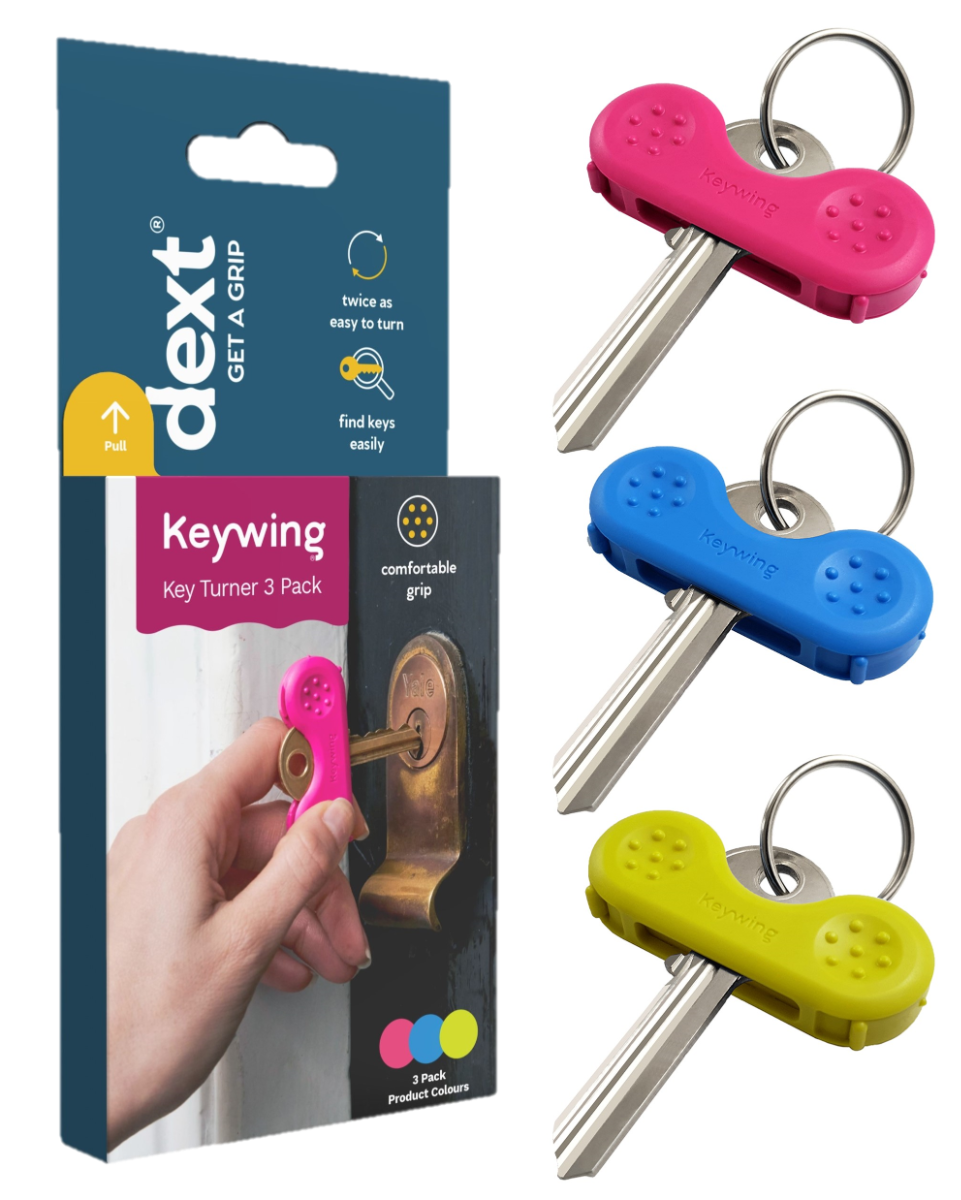 dext Keywing Key Turner, 3pk | Household Aid