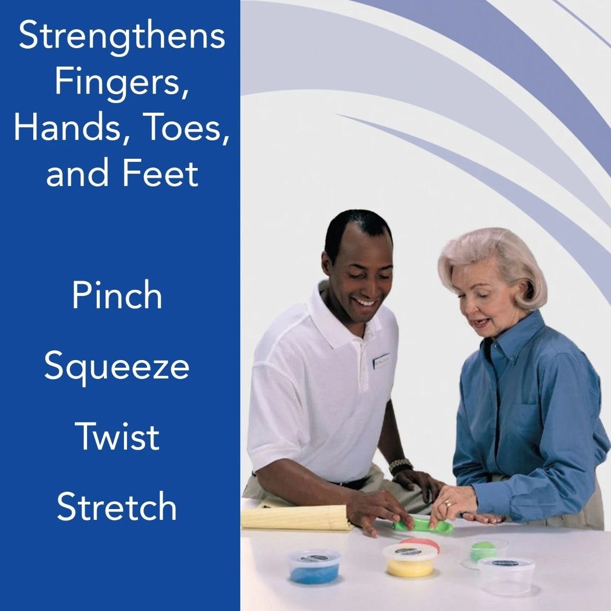 Rolyan Therapeutic Exercise Putty - Hand, Finger, and Grip Strength Exercises