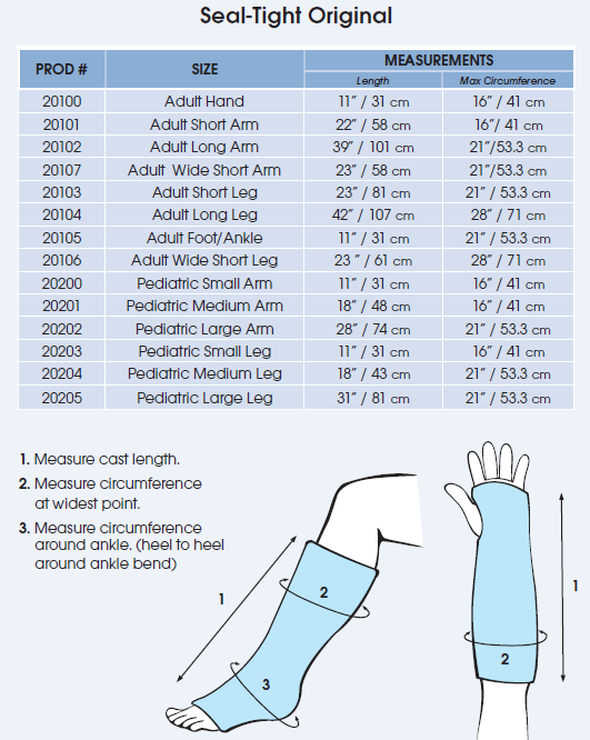 Seal-Tight Original Cast and Bandage Protector