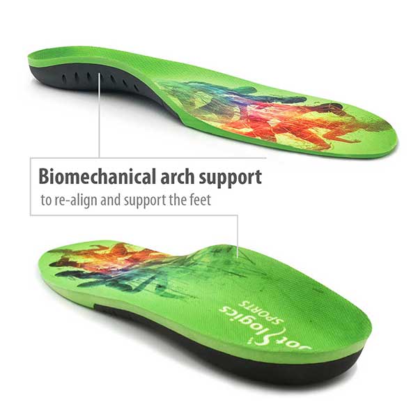 Footlogics Sports Orthotic Insoles| Sports Insole Inserts
