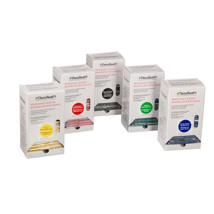 THERABAND Individual Professional Resistance Bands | Dispenser Box