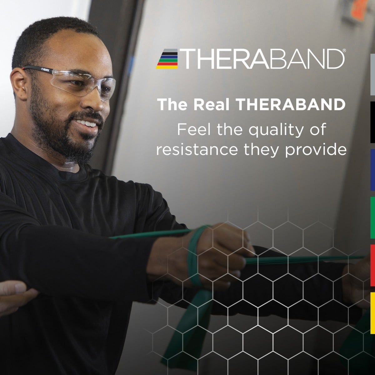 THERABAND Professional Non-Latex Resistance Bands - Ideal for Physical Therapy and Home Workouts