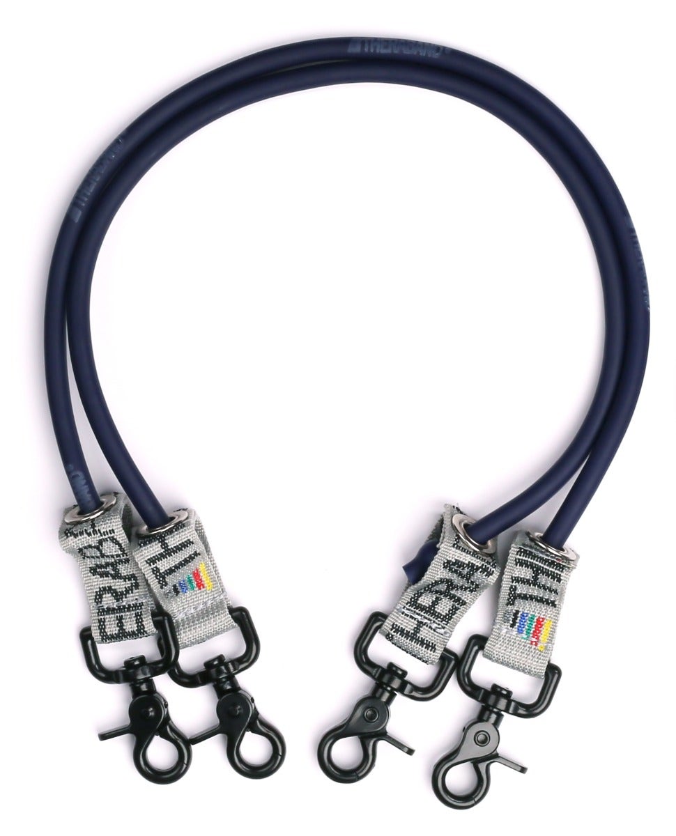 THERABAND Wall Station Accessories I Tubing With Clips and Handles