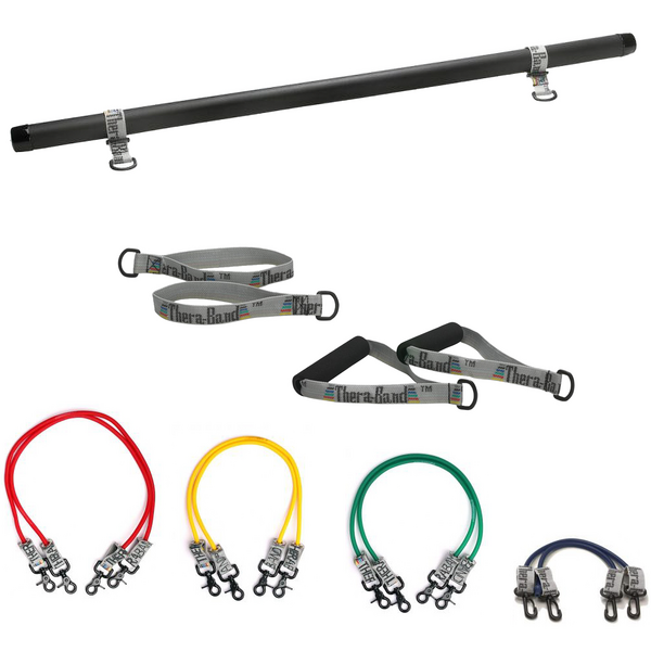 THERABAND Wall Station Accessories I Tubing With Clips and Handles